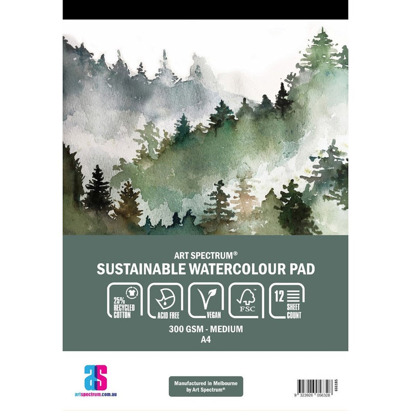 Art Spectrum Sustainable Watercolour Pad A4 300gsm CP