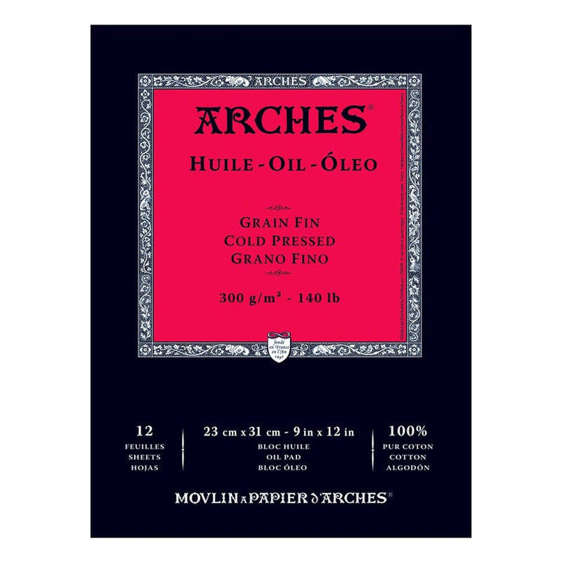 Arches Pad Arches Oil Pad 300gsm 12 sheets
