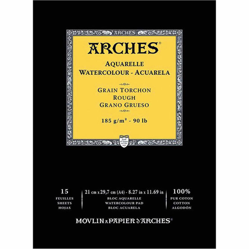 Arches Watercolour Paper Pads Rough 185gsm