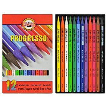 Progresso Woodless Coloured Pencil Set