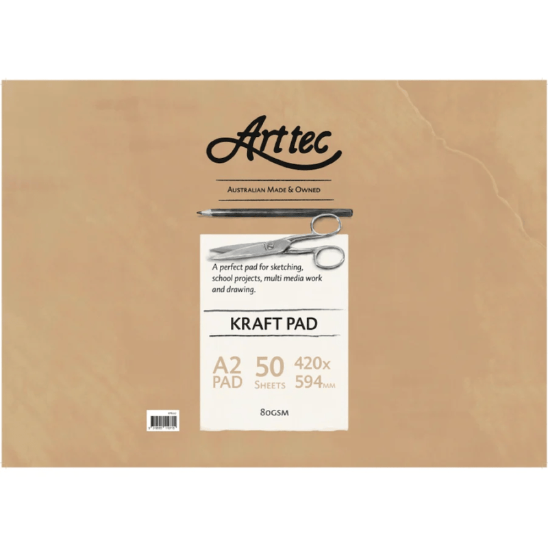 Arttec Pad Kraft Paper Pad  80gsm 50 sheets