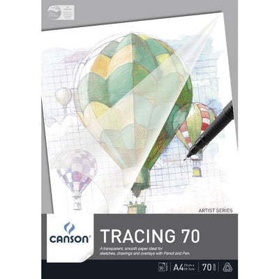 Canson Tracing 70gsm Paper Pad - 50 Sheets
