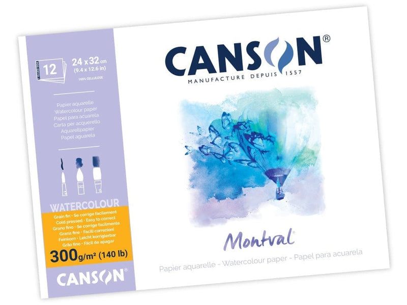 Canson Pad Montval Watercolour CP Paper Pad 300gsm