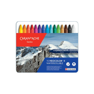 15 Neocolour II Water-Soluble Pastels