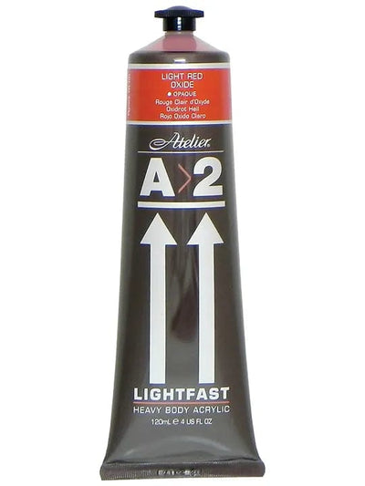 Chroma Acrylic Paint A2 Lightfast Heavy Body Acrylic 120ml Light Red Oxide