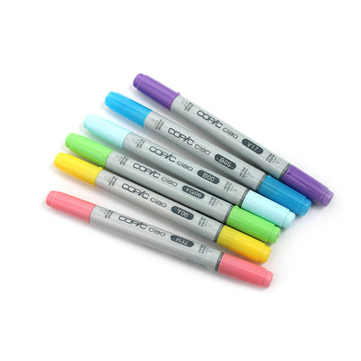 Copic General Copic Ciao Marker - Greyscale Colours (C, W, Black & Colourless Blender)