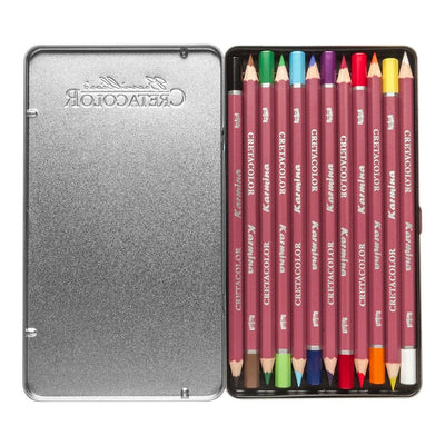 Cretacolor Pencil Karmina Lightfast 12x Colouring Pencil + Pad
