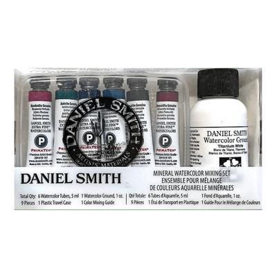 Daniel Smith Watercolour Paint Watercolour Minerals Mixing Set with Ground