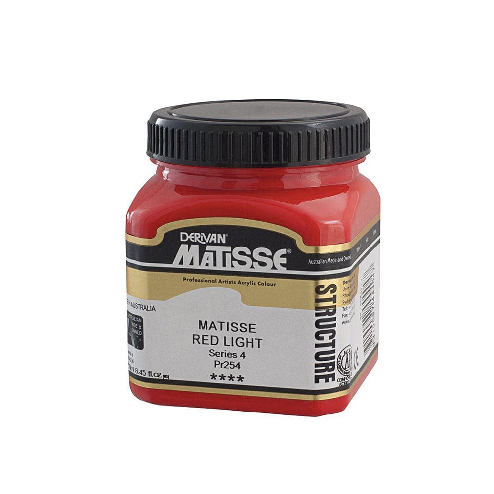 Derivan Matisse Professional Artists Acrylic Colour Structure 250ml ...