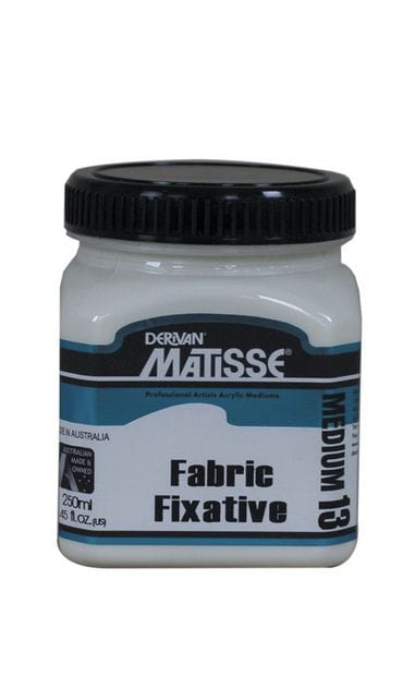 Derivan Matisse MM13 Fabric Fixative Medium 250ml