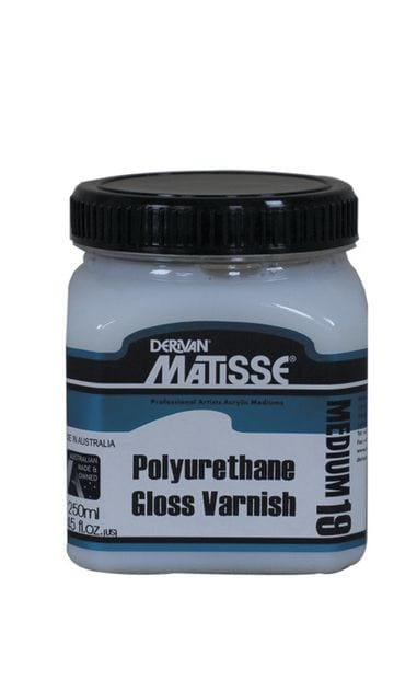 Derivan Matisse MM19 Poly-U-Gloss Varnish (Polyurethane) Medium 250ml