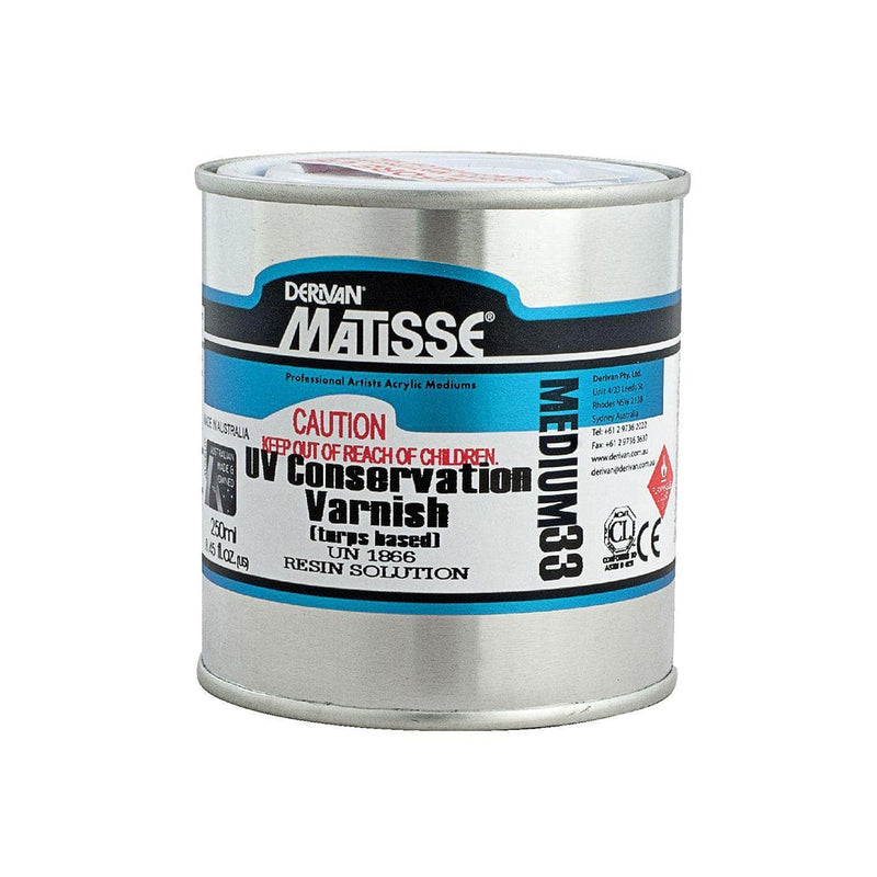 Derivan Matisse MM33 UV Conservation Varnish Medium 250ml