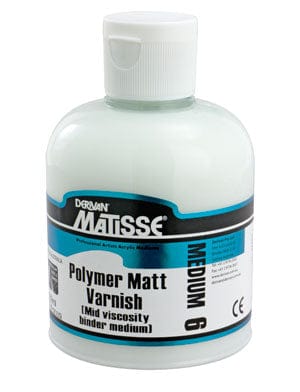 Derivan Matisse MM6 Polymer Matt Varnish Medium 250ml