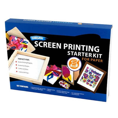 Derivan Printmaking Accessories Screen Printing Starter Kit