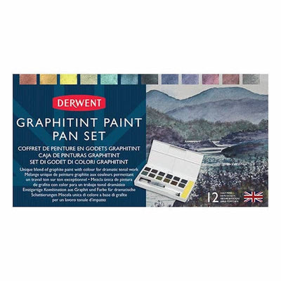 Derwent Watercolour Paint Derwent Graphitint Paint Pan Set