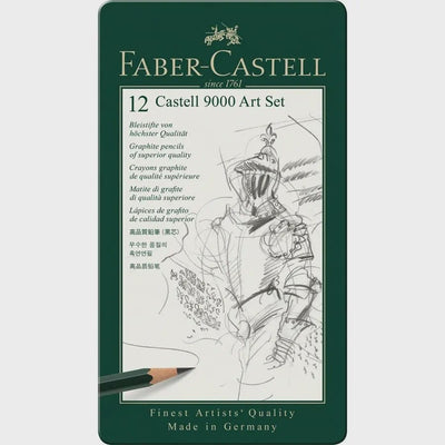Faber-Castell Pencil Castell 9000 Design Set 12 Graphite Pencils