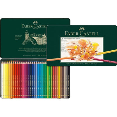 Faber-Castell Pencil Faber-Castell Polychromos Colour Pencils 36 Pack
