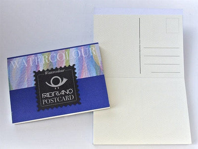 Fabriano Watercolour Postcards 148 x 105mm 300gsm 20 Sheets - Medium (Cold Pressed)