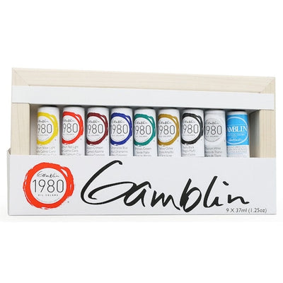 Gamblin Oil Paint Gamblin 1980 Oil Colours 9x37ml