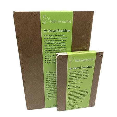 Hahnemuhle Travel Booklets Pack 2,  40 pages 140gsm