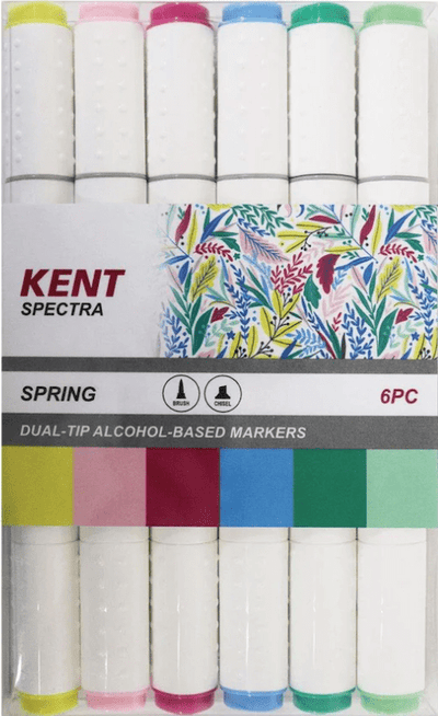 Kent Spectra Marker Kent Spectra Graphic Design Marker 6 pc Set Spring