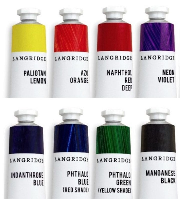 Langridge Oil Paint Langridge Professional Oil Colours 40ml Tube