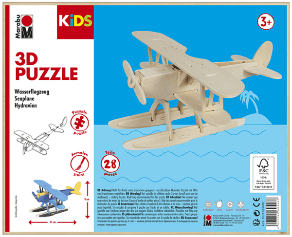 3D Puzzle Age 3+ Seaplane