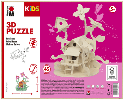 3D Puzzle Age 5+ Fairy House