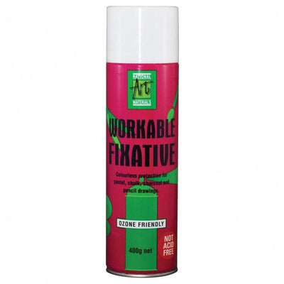 National Art Materials Varnish Workable Fixative Spray 400g