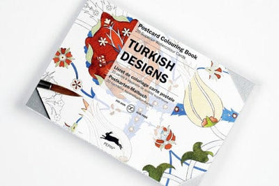 Postcard Colouring Book, Turkish Designs
