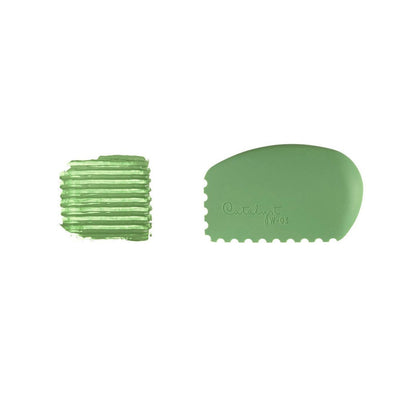 Princeton Art Tool Catalyst Wedge Silicone Painting Tool Green W-03