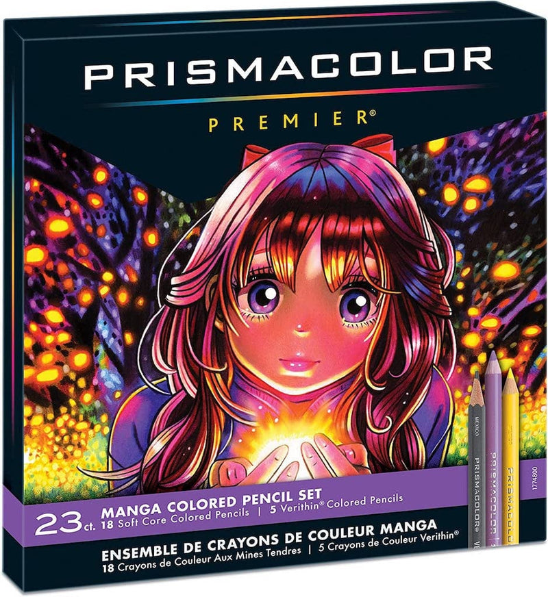 Prismacolor Pencil Prismacolor Premier 18 Soft Core Pencil Manga Set