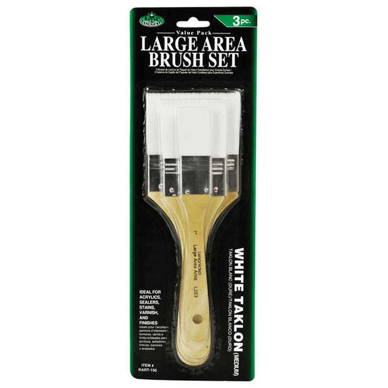 Royal & Langnickel Brush Brush Set Flat - 1", 2" and 3" Medium L283