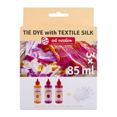 Royal Talens Pack & Set Tie Dye with Textile Silk (3 x 85ml)