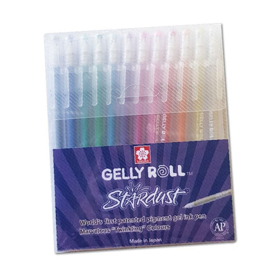 Gelly Roll Startdust Marvelous Twinkling Colours Set of 12