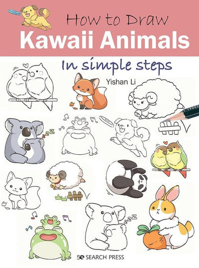 Search Press Tutorial Books How to Draw Kawaii Animals in Simple Steps