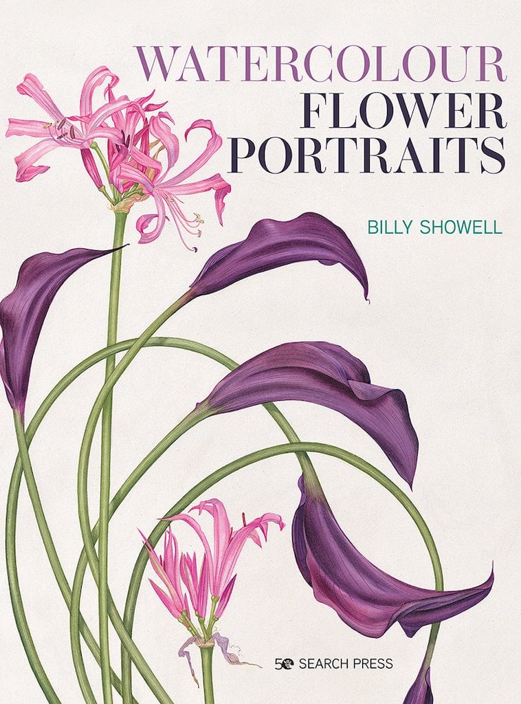 Search Press Tutorial Books Watercolour Flower Portraits