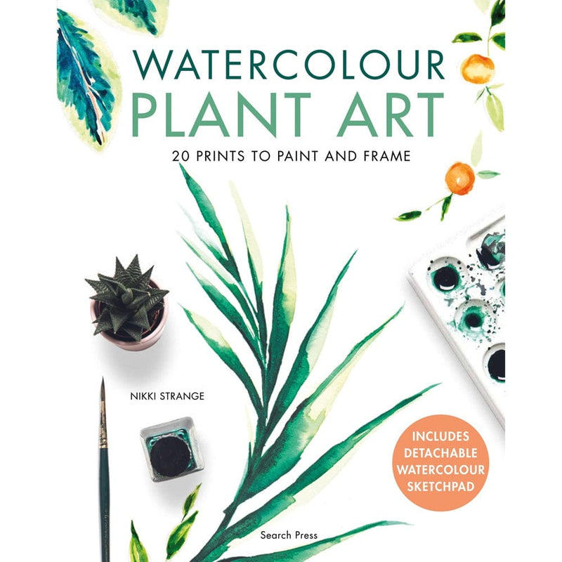 Search Press Tutorial Books Watercolour Plant Art by Nikki Strange