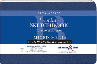 Stillman & Birn Sketchbook Beta Series Premium Mixed Media Sketchbook CP 270gsm