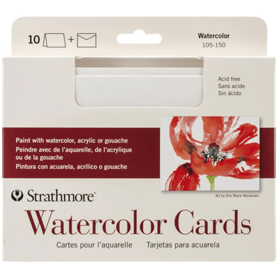 Strathmore Packs and sets Strathmore Watercolour Cards and Envelopes Pack of 10