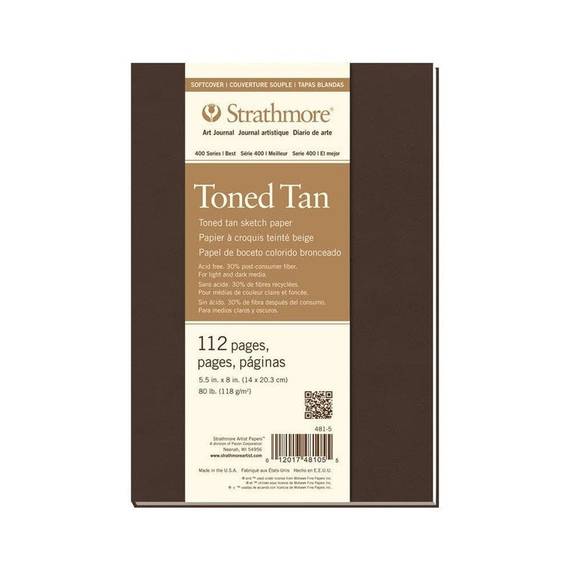 Strathmore Art Journal 400 Series Toned Tan Softcover