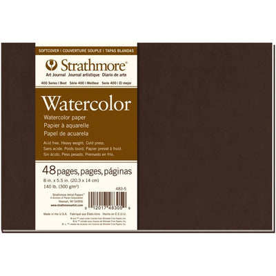Strathmore Watercolor Softcover Art Journal 48 Pages landscape (5.5" x 8")