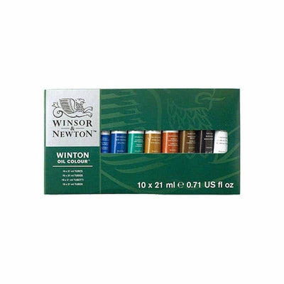 Winsor & Newton Oil Paint Winsor & Newton Winton Oil Basic Set 10x 21ml Tubes