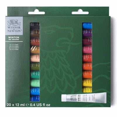 Winsor & Newton Oil Paint Winsor & Newton Winton Oil Colour 20x 12ml Tubes