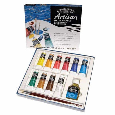 Winsor & Newton Pack & Set Winsor & Newton Water Mixable Oil Colour Studio Set 10x 37ml