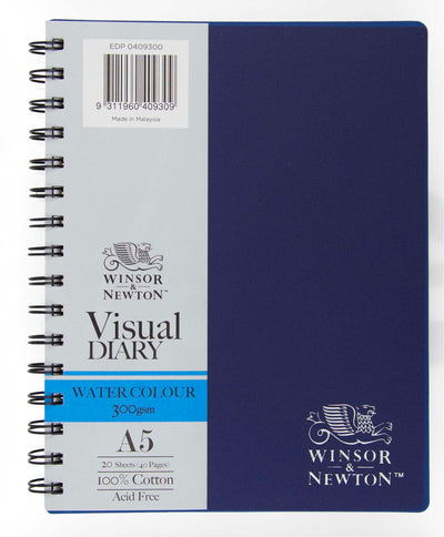 Winsor and Newton Watercolour Visual Diary, 300gsm A4