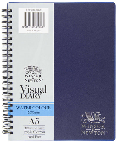 Winsor & Newton Watercolour Visual Diary, 200gsm A5