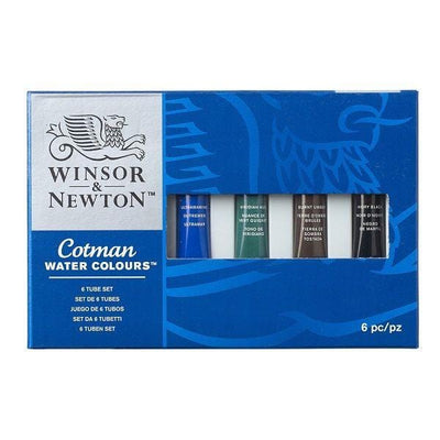 Winsor & Newton Cotman Watercolour 8ml Set of 6