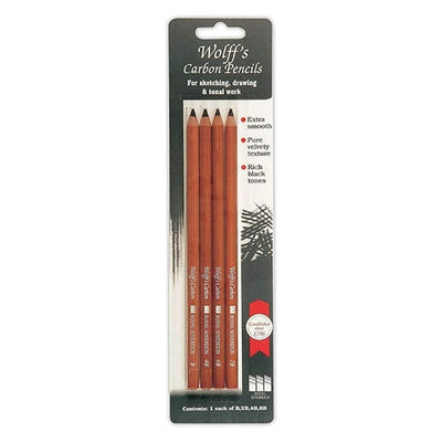 Wolff's Pencil Wolff's Carbon Pencil Set of 4