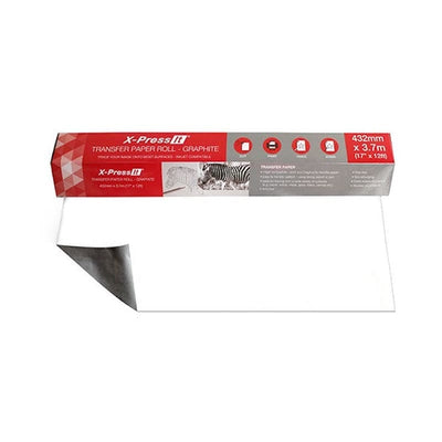 X-PressIt Paper Transfer Paper Roll Graphite 432mm x 3.7m